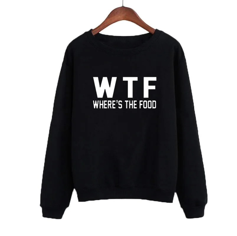 Wheres the Food funny letters print harajuku sweatshirt women autumn hoodies casual tracksuit sudaderas mujer 2019
Wheres the Food funny letters print harajuku sweatshirt women autumn hoodies casual tracksuit sudaderas mujer 2019