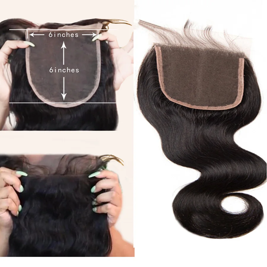 6x6 Closure RXY Brazilian Body Wave Closure 100% Remy Human Hair Lace Closure Pre Plucked With Baby Hair 8"-20" Fast Shipping
6x6 Closure RXY Brazilian Body Wave Closure 100% Remy Human Hair Lace Closure Pre Plucked With Baby Hair 8"-20" Fast Shipping