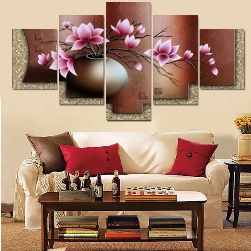 Modern HD Prints Pictures Living Room Wall Art 5 Pieces Vintage Flowers Paintings Modular Beautiful Posters Home Decor Framework
Modern HD Prints Pictures Living Room Wall Art 5 Pieces Vintage Flowers Paintings Modular Beautiful Posters Home Decor Framework