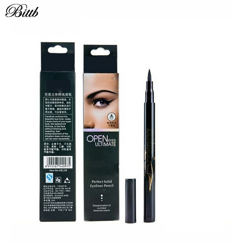 Bittb 1Pcs Waterproof 3-dimensional Eyeliner Pen Water-Soluble Eye Liner Natural Long-lasting Eyeliner Eyes Makeup Tools 
Bittb 1Pcs Waterproof 3-dimensional Eyeliner Pen Water-Soluble Eye Liner Natural Long-lasting Eyeliner Eyes Makeup Tools