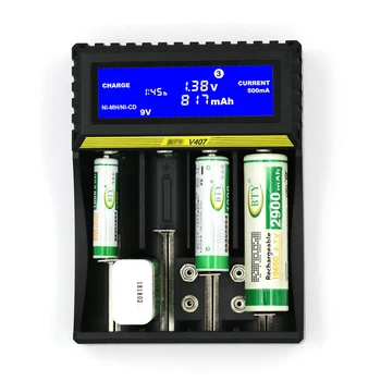 Battery Fast Charger For 9V AA AAA 18650 Ni-MH Ni-CD Li-ion Li-fePO4 Batteries Universal LCD Mufti-functional Smart Chargers
Battery Fast Charger For 9V AA AAA 18650 Ni-MH Ni-CD Li-ion Li-fePO4 Batteries Universal LCD Mufti-functional Smart Chargers