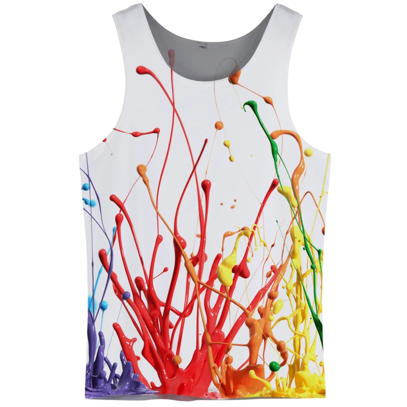 3D Tank Tops Men 3D Colorful Painting Print Sleeveless Vest Active Bodybuilding Cool Fashion Casual Tops Streetwear
3D Tank Tops Men 3D Colorful Painting Print Sleeveless Vest Active Bodybuilding Cool Fashion Casual Tops Streetwear