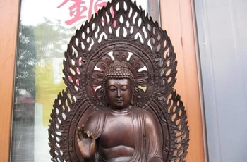 Tibet Buddhism 100% Pure Bronze lotus Sakyamuni Amitabha Tathagata Buddha Statue
Tibet Buddhism 100% Pure Bronze lotus Sakyamuni Amitabha Tathagata Buddha Statue