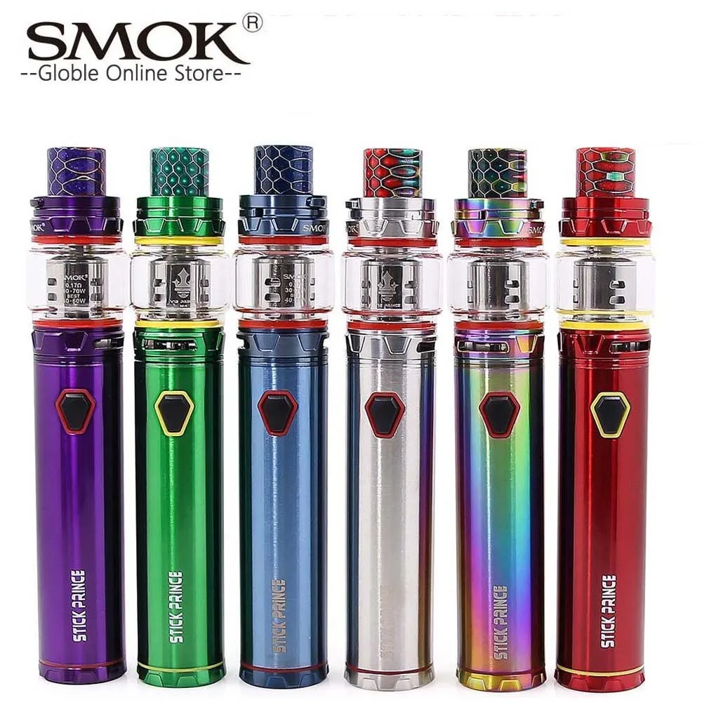 Oirginal SMOK Stick Prince Kit 3000mAh Built-in Battery TFV12 Prince Tank Atomizer Electronic Cigarette Vape Kit VS Vape Pen 22
Oirginal SMOK Stick Prince Kit 3000mAh Built-in Battery TFV12 Prince Tank Atomizer Electronic Cigarette Vape Kit VS Vape Pen 22