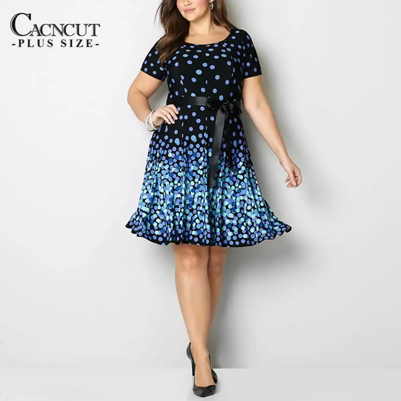 Elegant Fashionable Summer Women Dresses New 2019 Vintage Plus Size Polka Dot Print Dress Big Size Casual Office Dress Vestido
Elegant Fashionable Summer Women Dresses New 2019 Vintage Plus Size Polka Dot Print Dress Big Size Casual Office Dress Vestido