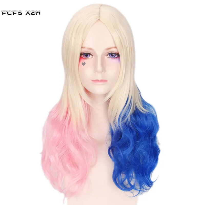 Female Movie suicide squad Harley Quinn Cosplay Headwear Peluca Halloween Costume For Woman Carnival Purim Nightclub party dress
Female Movie suicide squad Harley Quinn Cosplay Headwear Peluca Halloween Costume For Woman Carnival Purim Nightclub party dress