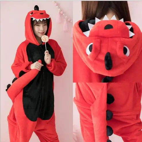 new red Dinosaur Animal Onesies Pajamas Adult Onesie Sleepwear Cartoon Costume Cosplay Pyjamas Party Dress Halloween Pijamas
new red Dinosaur Animal Onesies Pajamas Adult Onesie Sleepwear Cartoon Costume Cosplay Pyjamas Party Dress Halloween Pijamas
