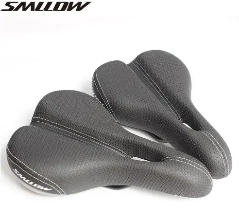 SMLLOW Breathable Soft Bike Bicycle Saddle Leather Comfortable Road Mountain Bike Seat Thick Pad Hollow Bike Saddle
SMLLOW Breathable Soft Bike Bicycle Saddle Leather Comfortable Road Mountain Bike Seat Thick Pad Hollow Bike Saddle