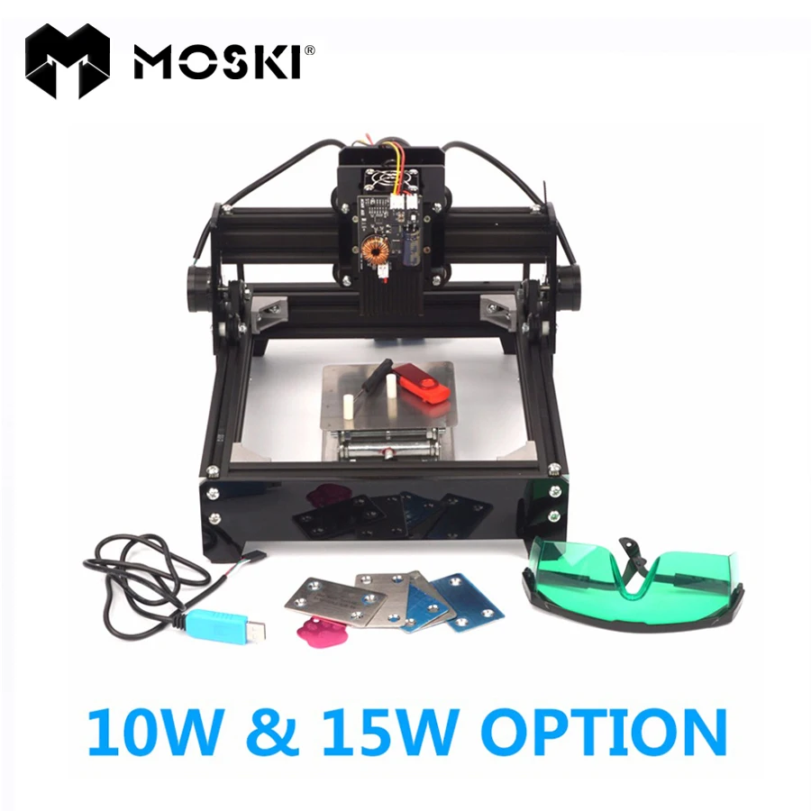 MOSKI ,AS-5 laser options,15W laser/10W laser,metal engraving, 15000MW diy laser marking machine, wood router USB connection
MOSKI ,AS-5 laser options,15W laser/10W laser,metal engraving, 15000MW diy laser marking machine, wood router USB connection