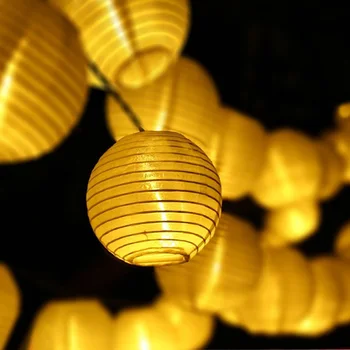 Outdoor String Lights 6.5M 30 LEDs Lantern Solar Powered Waterproof Lights for Garden Patio Yard QJS Shop
Outdoor String Lights 6.5M 30 LEDs Lantern Solar Powered Waterproof Lights for Garden Patio Yard QJS Shop