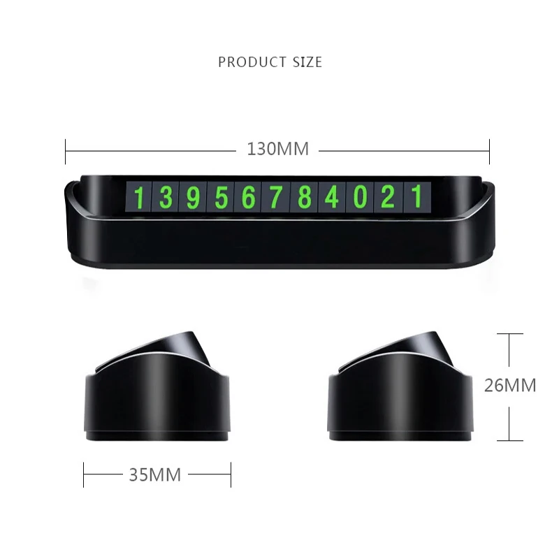 Car Temporary Parking Card Phone Number Card Plate Car-styling Automobile Accessories Night Telephone Number Card Car Stickers
Car Temporary Parking Card Phone Number Card Plate Car-styling Automobile Accessories Night Telephone Number Card Car Stickers
