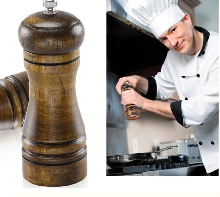 5"8"kitchen spice cooking tools moedor de pimenta ferramentas manuais cocina Pepper grinder manual pepper mill free shipping
5"8"kitchen spice cooking tools moedor de pimenta ferramentas manuais cocina Pepper grinder manual pepper mill free shipping