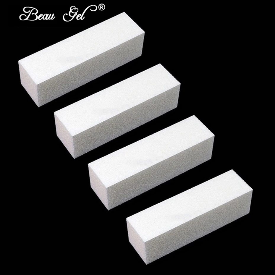 Beau Gel 4pieces/pack Buffer Block White Sanding Sponge Nail File for UV Gel Nail Polish DIY Nail Art Manicure Pedicure Tools
Beau Gel 4pieces/pack Buffer Block White Sanding Sponge Nail File for UV Gel Nail Polish DIY Nail Art Manicure Pedicure Tools