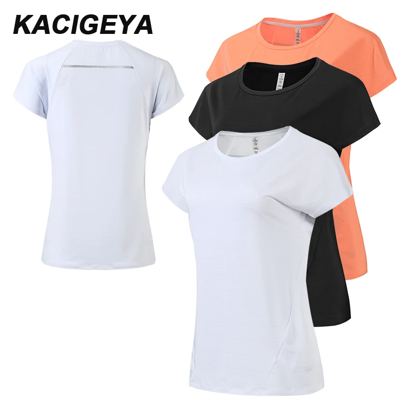 Womens Sport Tops Fitness Workout Mesh Patchwork Summer Slim Running Shirts Quick Dry Breathable Women Yoga Short Sleeves 2019
Womens Sport Tops Fitness Workout Mesh Patchwork Summer Slim Running Shirts Quick Dry Breathable Women Yoga Short Sleeves 2019
