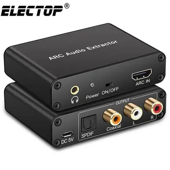 192KHz Aluminum ARC Audio Adapter HDMI Audio Extractor Digital to Analog Audio Converter DAC SPDIF Coaxial RCA 3.5mm Jack Output
192KHz Aluminum ARC Audio Adapter HDMI Audio Extractor Digital to Analog Audio Converter DAC SPDIF Coaxial RCA 3.5mm Jack Output