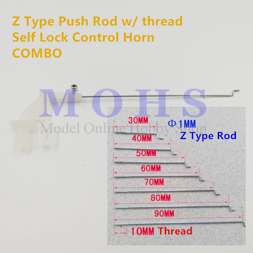 10sets Z type Pull Push Rod w/thread + Self Lock Control Horn COMBO RC Aircraft Airplane Pull Push connecting Rod Control Horns
10sets Z type Pull Push Rod w/thread + Self Lock Control Horn COMBO RC Aircraft Airplane Pull Push connecting Rod Control Horns
