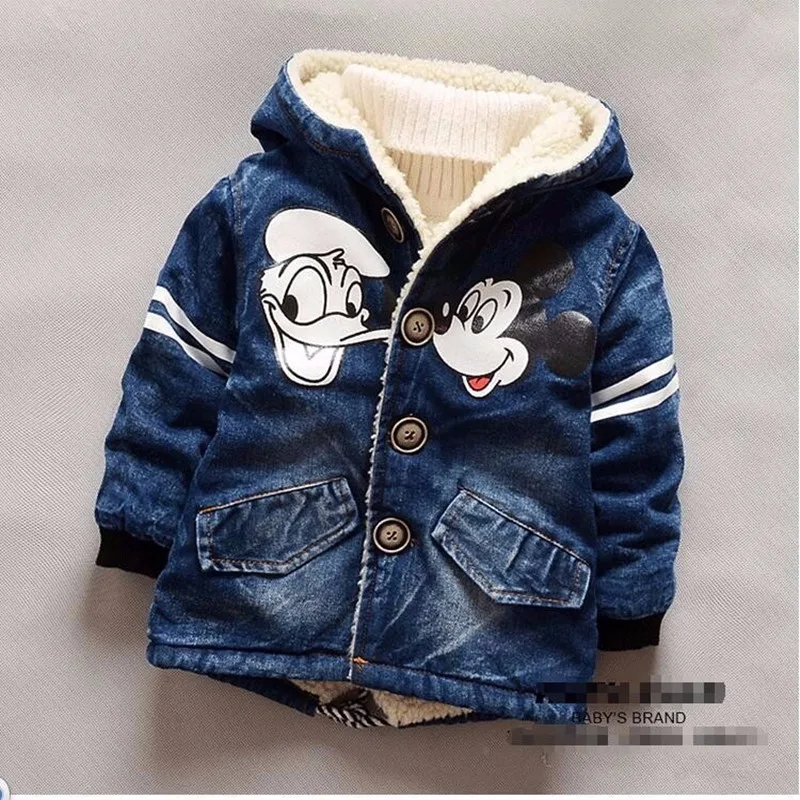 Jacket For Girls Boys Autumn Winter Plus Cashmere Thicken Jeans Coat Children Clothes Warm Fashion Baby Denim Jackets 12M-5Y
Jacket For Girls Boys Autumn Winter Plus Cashmere Thicken Jeans Coat Children Clothes Warm Fashion Baby Denim Jackets 12M-5Y