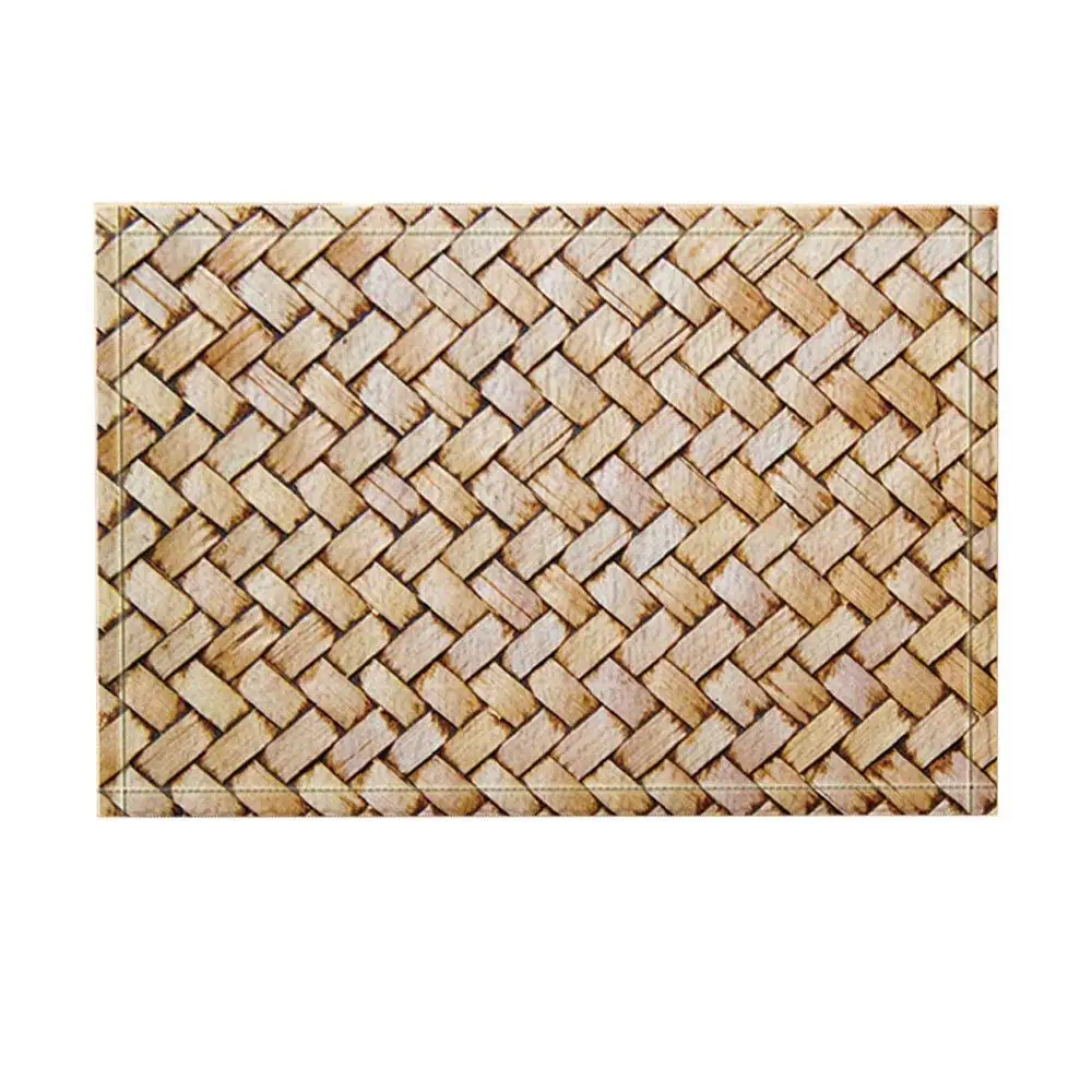 Wooden Decor A Piece of Knitted Bamboo Chip Bath Rugs for Bathroom Non-Slip Door Mat
Wooden Decor A Piece of Knitted Bamboo Chip Bath Rugs for Bathroom Non-Slip Door Mat