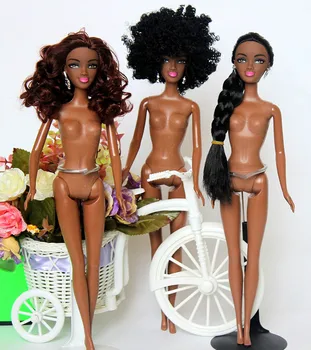 Africa Black Nude Naked Doll /with 5 Joint Flexible / Black Skin Hair Doll Cosplay For 1/6 Barbie Doll Toys for Girls Gift
Africa Black Nude Naked Doll /with 5 Joint Flexible / Black Skin Hair Doll Cosplay For 1/6 Barbie Doll Toys for Girls Gift