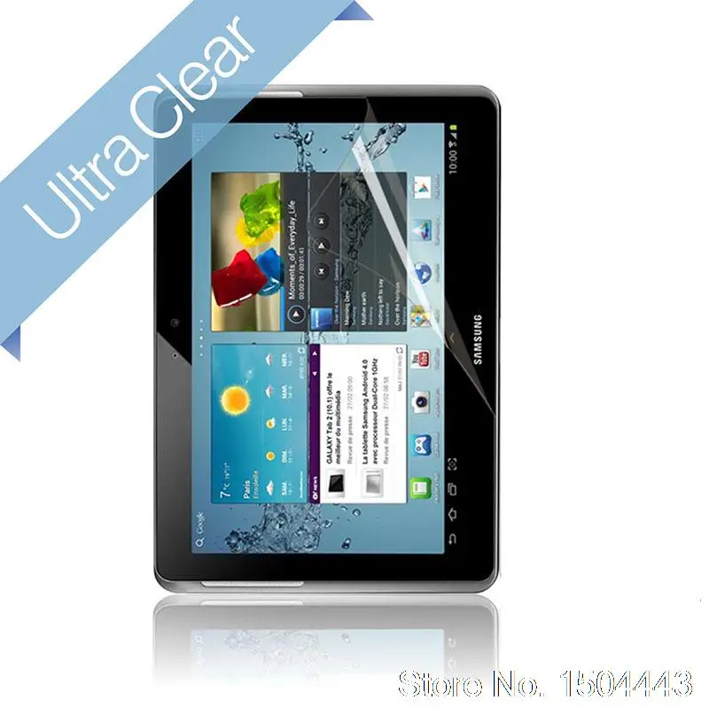 2pcs/lot HD clear screen protector Protection Guard Film for Samsung Galaxy Tab 2 10.1" P5100 / P5110 243.3*169.2
2pcs/lot HD clear screen protector Protection Guard Film for Samsung Galaxy Tab 2 10.1" P5100 / P5110 243.3*169.2