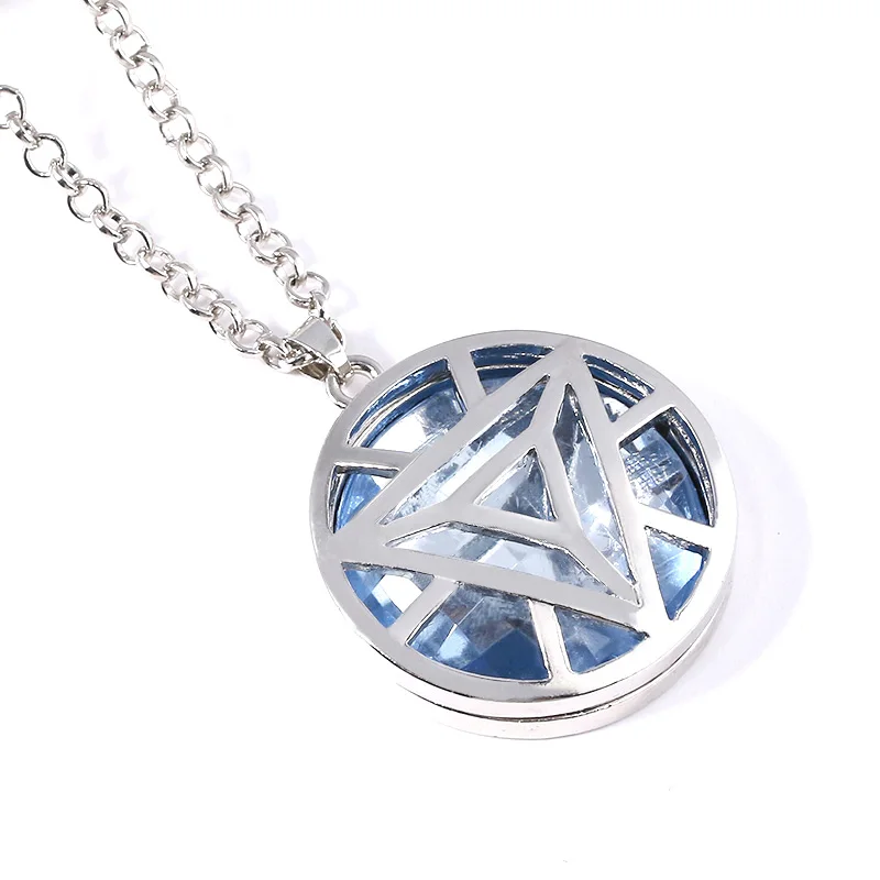 Marvel Avengers Iron Man Arc Reactor Pendant Necklace Tony Stark I Love You 3000 Times Necklaces Women Men Choker Jewelry Gift
Marvel Avengers Iron Man Arc Reactor Pendant Necklace Tony Stark I Love You 3000 Times Necklaces Women Men Choker Jewelry Gift