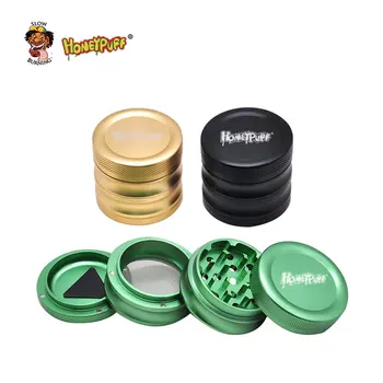 HONEYPUFF Aircraft Aluminum Tobacco Herb Grinder 56MM 4 Layers Smoke Grinder Crusher Spice Smoking Miller
HONEYPUFF Aircraft Aluminum Tobacco Herb Grinder 56MM 4 Layers Smoke Grinder Crusher Spice Smoking Miller
