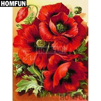 HOMFUN DIY Diamond Painting "Red flower" Full Drill Square Round Diamond Embroidery 5D Cross Stitch Decoration Home A01982
HOMFUN DIY Diamond Painting "Red flower" Full Drill Square Round Diamond Embroidery 5D Cross Stitch Decoration Home A01982