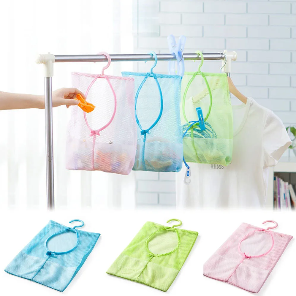 1pc Kitchen Bathroom Clothesline Storage Dry Doll Pillow Shelf Mesh Bag Hook drying clothes convenient 22X37cm Blue Green Pink
1pc Kitchen Bathroom Clothesline Storage Dry Doll Pillow Shelf Mesh Bag Hook drying clothes convenient 22X37cm Blue Green Pink