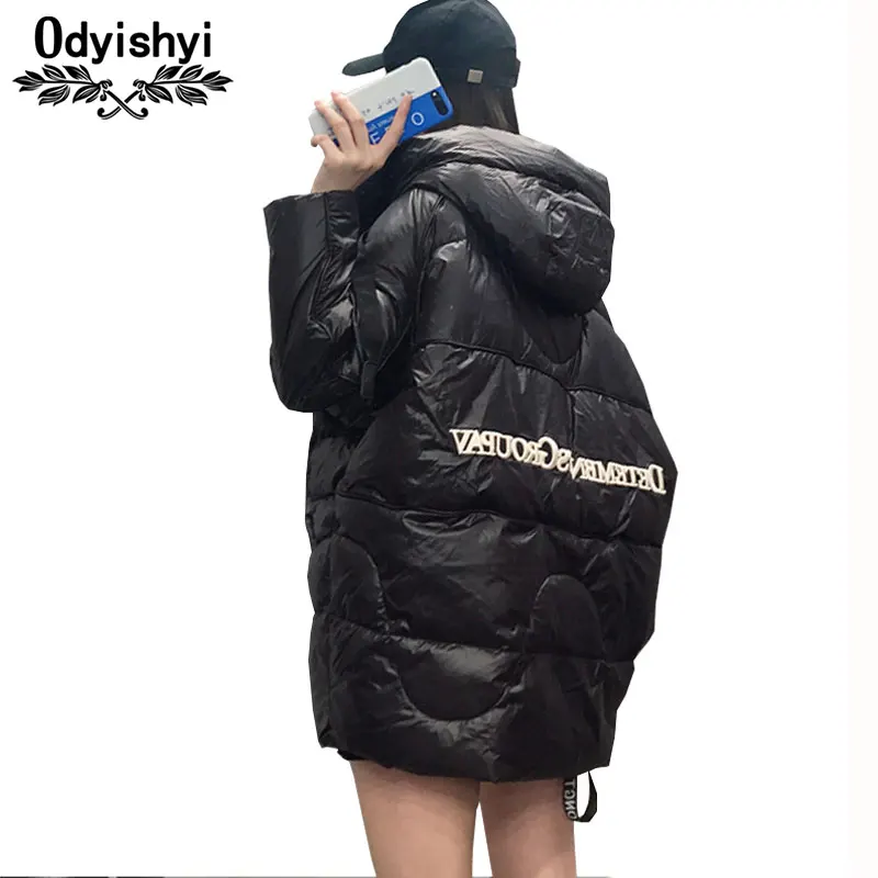 2019 Down Coat Winter Women Loose Jacket Quality White Duck Down Jackets Hooded Parkas Thicken Feather Jacket Warm Outwear HS546
2019 Down Coat Winter Women Loose Jacket Quality White Duck Down Jackets Hooded Parkas Thicken Feather Jacket Warm Outwear HS546