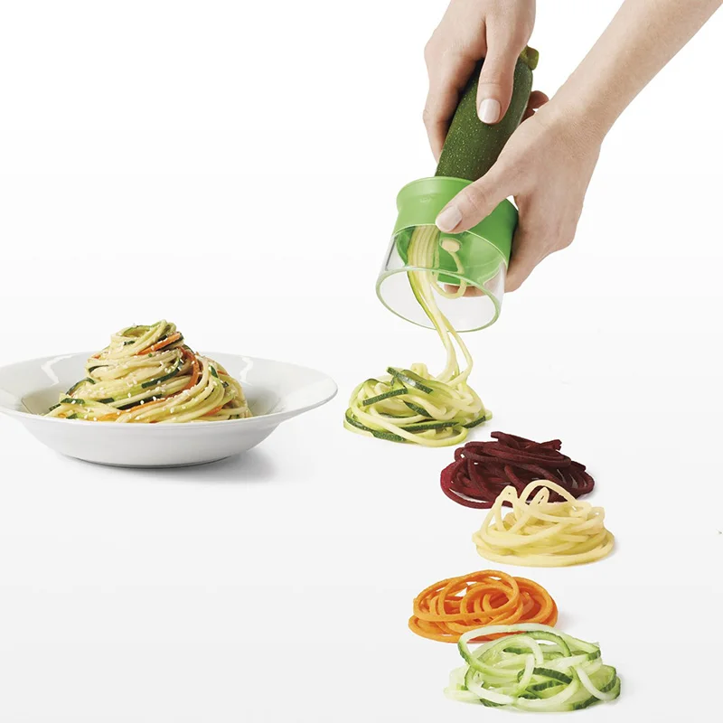 Vegetable Fruit Spiral Slicer Salad Tools Carrot Cucumber Grater Spiral Blade Cutter Zucchini Noodle Spaghetti Maker
Vegetable Fruit Spiral Slicer Salad Tools Carrot Cucumber Grater Spiral Blade Cutter Zucchini Noodle Spaghetti Maker