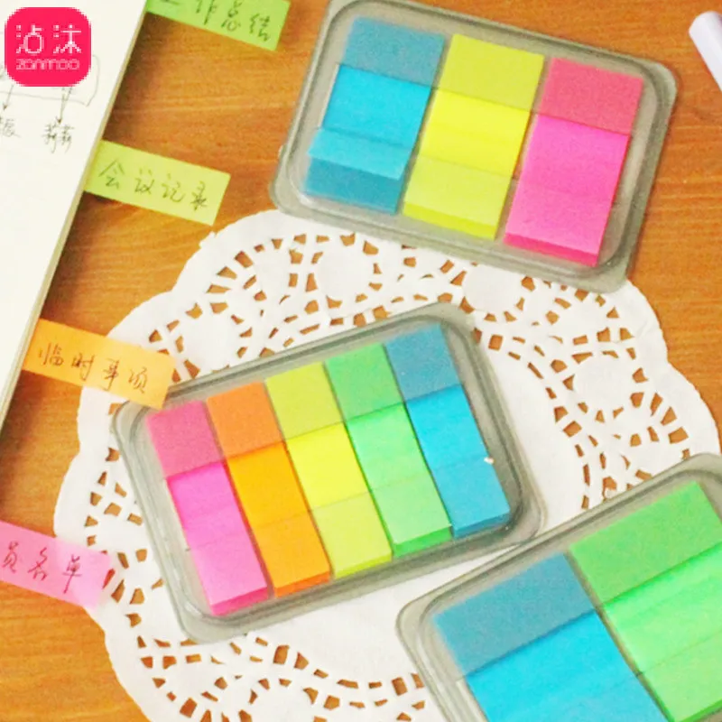 Creative fluorescent transparent small note sticker Cute N times sticky note indicator label index
Creative fluorescent transparent small note sticker Cute N times sticky note indicator label index
