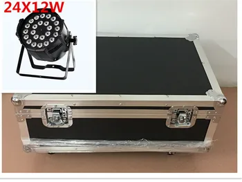 6pcs 24x12W LED Par Lights with 1 flight case rgbw 4in1 led par light DMX 512 control Professional stage lighting equipment 
6pcs 24x12W LED Par Lights with 1 flight case rgbw 4in1 led par light DMX 512 control Professional stage lighting equipment