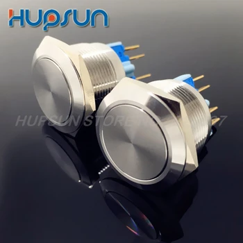 3pc waterproof 22mm 4PIN 1NO 1NC stainless steel push button switch latching starter locking button switch for car boat door
3pc waterproof 22mm 4PIN 1NO 1NC stainless steel push button switch latching starter locking button switch for car boat door