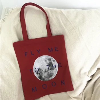 YILE Zip Cotton Canvas Eco Shopping Tote Shoulder Bag Print Moon Black Red Base CY04
YILE Zip Cotton Canvas Eco Shopping Tote Shoulder Bag Print Moon Black Red Base CY04