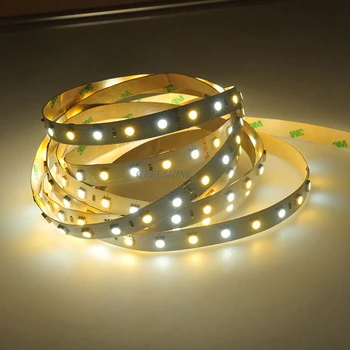 5050 WW+CW LED strip light CCT Dimmable color temperature adjustable DC12V/24V input 60LED/m led light 5M free shipping
5050 WW+CW LED strip light CCT Dimmable color temperature adjustable DC12V/24V input 60LED/m led light 5M free shipping