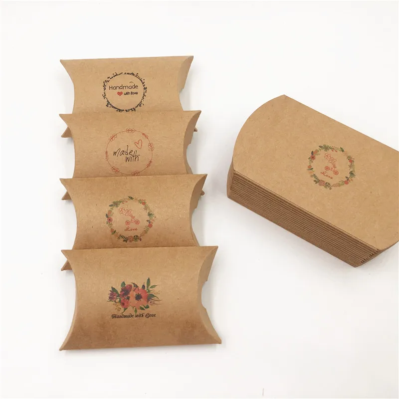 12 pcs New paper gift box candy favor packing pillow box kraft paper gift packing & display box 80x55x20mm Mult Designs
12 pcs New paper gift box candy favor packing pillow box kraft paper gift packing & display box 80x55x20mm Mult Designs