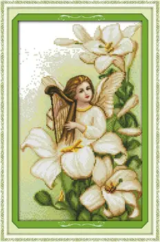 DIY Handmade Needlework Lily Angel Send Blessing!DMC Counted Cross Stitch Kits for Embroidery Patchwork Knitting Needles Crafts
DIY Handmade Needlework Lily Angel Send Blessing!DMC Counted Cross Stitch Kits for Embroidery Patchwork Knitting Needles Crafts