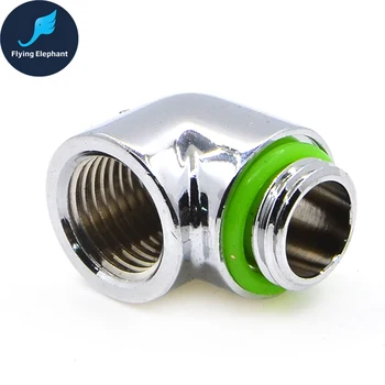 1 pc G1/4 1 Internal + 1 External Thread Elbow Male Adaptor For Computer Water Cooling DIY Nipple
1 pc G1/4 1 Internal + 1 External Thread Elbow Male Adaptor For Computer Water Cooling DIY Nipple