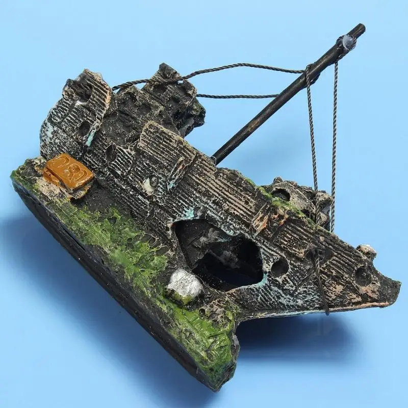Beautiful Aquarium Ornament Wreck Sailing Boat Sunk Ship Destroyer Fashion Fish Tank Aquarium Decoration
Beautiful Aquarium Ornament Wreck Sailing Boat Sunk Ship Destroyer Fashion Fish Tank Aquarium Decoration