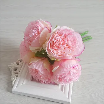 5 heads / 1 pack of silk peony wedding bouquet for home Christmas wedding New Year decoration fake artificial plants flowers
5 heads / 1 pack of silk peony wedding bouquet for home Christmas wedding New Year decoration fake artificial plants flowers