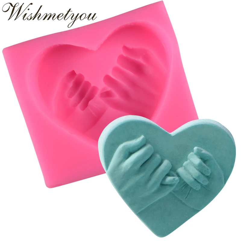 WISHMETYOU Love Heart With Hands Silicone Soap Mold Cake Decorating Tools Fondant Form 3D Moulds For Wedding Candy Diy Handmade
WISHMETYOU Love Heart With Hands Silicone Soap Mold Cake Decorating Tools Fondant Form 3D Moulds For Wedding Candy Diy Handmade