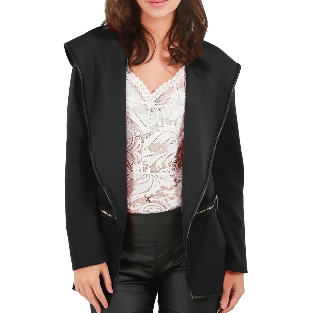 Popular Womens Ladies Open Front Long Sleeve Baggy Coat women solid color Hooded Cape Cardigan Tops coats moletom feminino
Popular Womens Ladies Open Front Long Sleeve Baggy Coat women solid color Hooded Cape Cardigan Tops coats moletom feminino