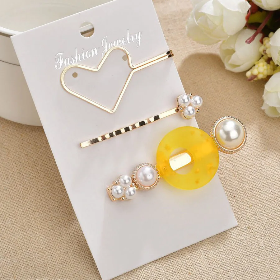 Big Heart Love Hairpins for Women Candy Color Resin Geometric Bobby Barrettes Female Simulated Pearl Hair Clip Gold Head Piece
Big Heart Love Hairpins for Women Candy Color Resin Geometric Bobby Barrettes Female Simulated Pearl Hair Clip Gold Head Piece