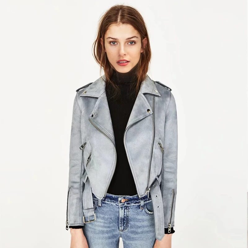 Autumn Winter suede jacket women 2019 Coat Lapel zipper motorcycle short leather jackets female outwear coats women clothing
Autumn Winter suede jacket women 2019 Coat Lapel zipper motorcycle short leather jackets female outwear coats women clothing