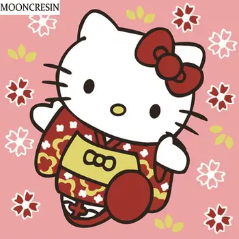 Daimond Embroidery Full Square 5D Diy Diamond Painting Hello Kitty Rhinestones Handicraft Mosaic Painting Christmas Decorations 
Daimond Embroidery Full Square 5D Diy Diamond Painting Hello Kitty Rhinestones Handicraft Mosaic Painting Christmas Decorations