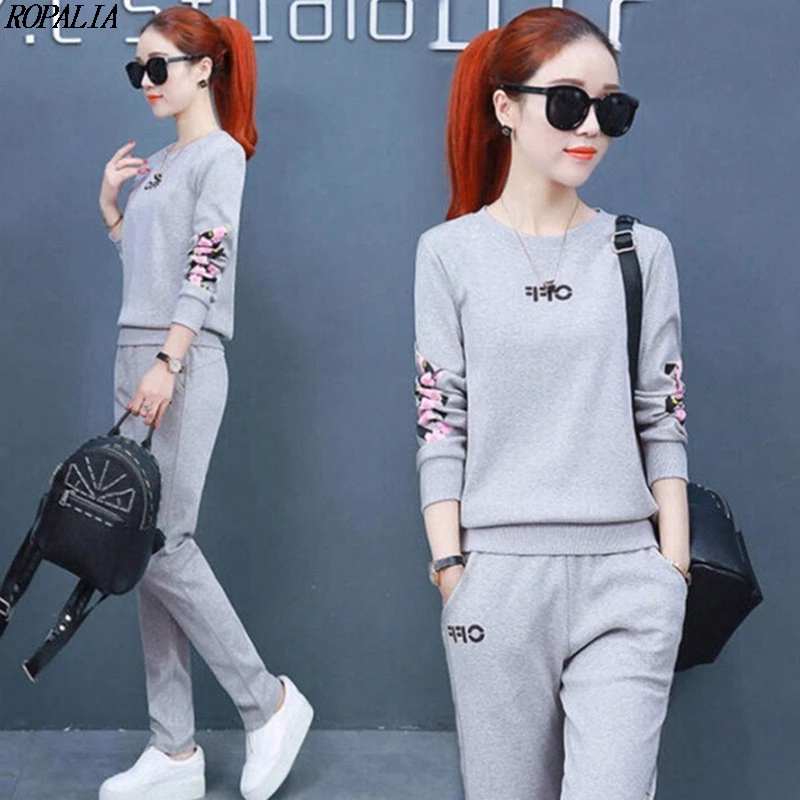 2pcs Set Women Long Sleeve O-Neck Letter Print Top + Ankle-Length Pants Elastic Waist Pockets Women Suit
2pcs Set Women Long Sleeve O-Neck Letter Print Top + Ankle-Length Pants Elastic Waist Pockets Women Suit