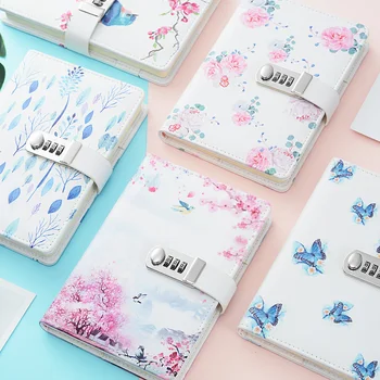 New Leather Diary Notebook with lock code Business Notepad A5 paperback creative Trends Office school supplies gift
New Leather Diary Notebook with lock code Business Notepad A5 paperback creative Trends Office school supplies gift