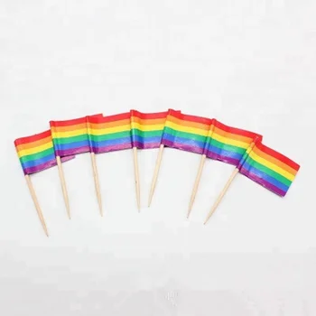 100pcs Mini Rainbow Flag Toothpick Flag Lesbian Gay Pride Flag Banner Colorful Rainbow Flag Cooktail Sticks&Picks Dropshipping
100pcs Mini Rainbow Flag Toothpick Flag Lesbian Gay Pride Flag Banner Colorful Rainbow Flag Cooktail Sticks&Picks Dropshipping