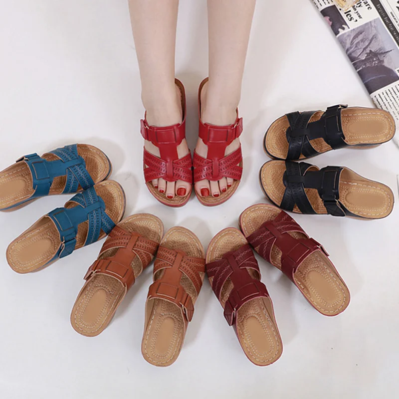 Women Premium Orthopedic Open Toe Sandals Vintage Anti-slip Breathable for Summer New
Women Premium Orthopedic Open Toe Sandals Vintage Anti-slip Breathable for Summer New