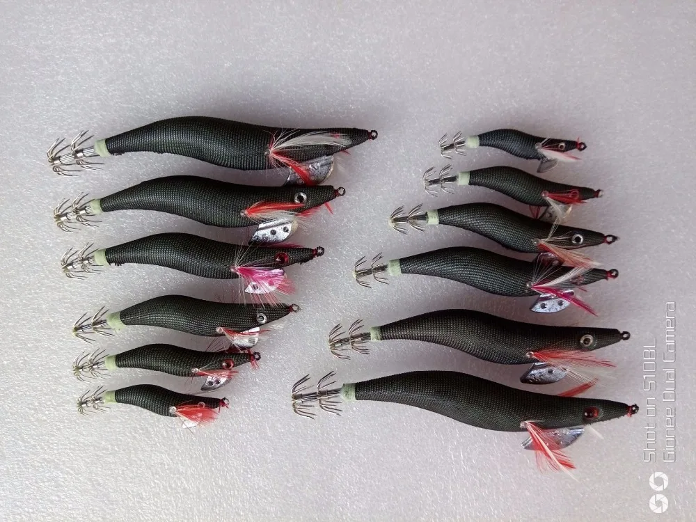 MR OCTOPUS 12pcs fishing lure,squid jig.squid hook,glow in dark . mixed size.1.5#---4.0#
MR OCTOPUS 12pcs fishing lure,squid jig.squid hook,glow in dark . mixed size.1.5#---4.0#